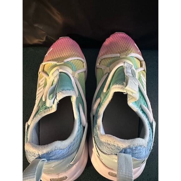 Puma Softride Rift Slip On Sneaker Rainbow/White -/Wmns 6 C Causal Walking Run - Picture 4 of 6